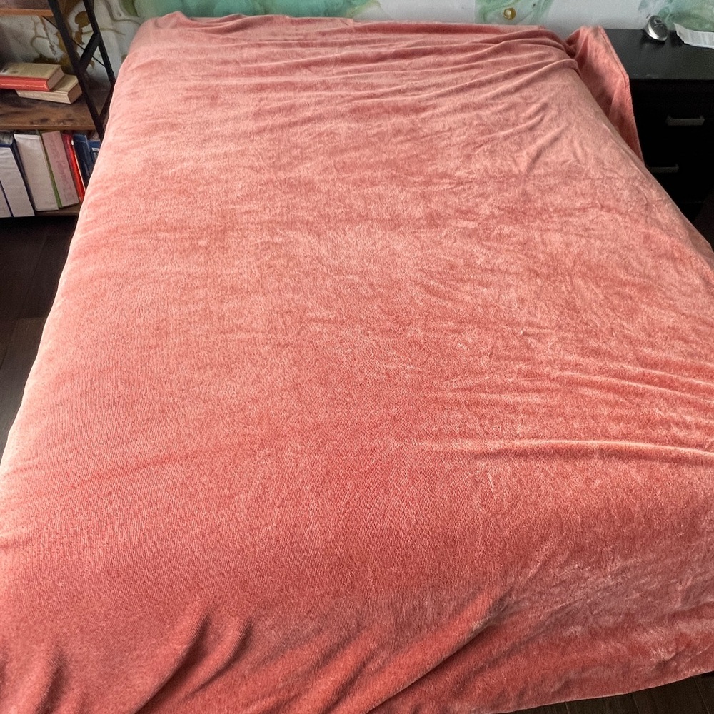 Threshold Orange Plush Blanket